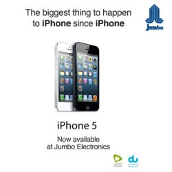 Apple I phone 5 at Jumbo