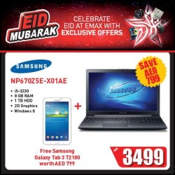 Samsung Laptop Deal at Emax in Dubai UAE