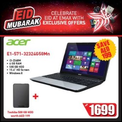 Acer Laptop offer at Emax in Dubai UAE