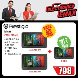 Prestigio Tablets Offer at Emax in Dubai UAE