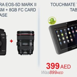 CANON SLR Camera & TOUCHMATE Tablet offer at Carrefour in Dubai UAE