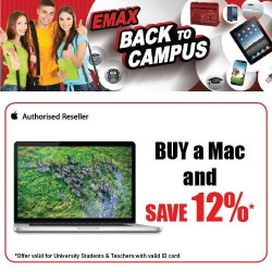 Apple MacBook offer at Emax in Dubai UAE