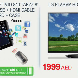 TOUCHMATE Tablet & LG Plasma HD TV Deal at Carrefour in Dubai UAE