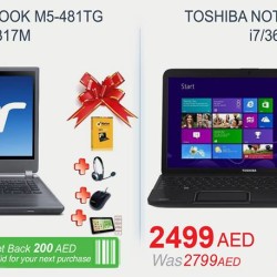 UltraBook & TOSHIBA NoteBook offer at Carrefour in Dubai UAE