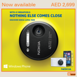 Nokia Lumia 1020 Offer at Axiom in Dubai UAE