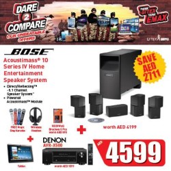 BOSE Home Entertainment Speaker system Offer at Emax in Dubai UAE