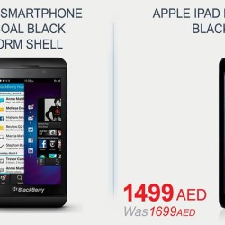 BlackBerry Z10 SmartPhone & Apple iPad Mini Offer at Carrefour in Dubai UAE