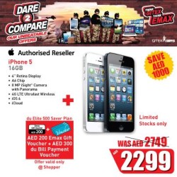 iPhone 5 Deal at Emax in dubai UAE