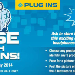 Pose with Plug-Ins & Wins Headpones