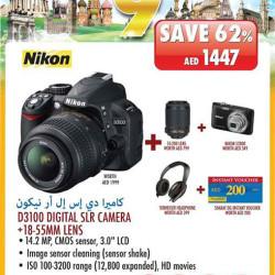 Nikon D3100 DSLR Camera Deal at Sharaf DG