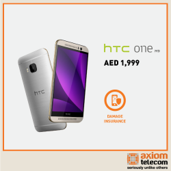 HTC One M9 Smartphone Offer at Axiom