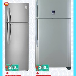 LG & Sharp Fridges Special Offers at Geant