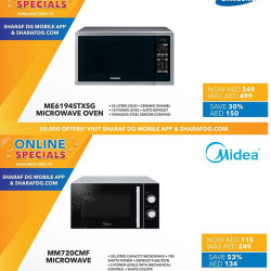 Microwave Oven Offers at Sharaf DG Online Store