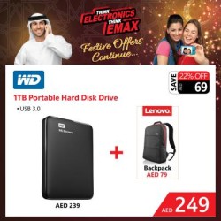 WD 1TB Hard Disk Drive Offer at Emax