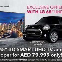 LG Curved UHD 3D Smart TV Wow Bundle Offer at Sharaf DG Online Store