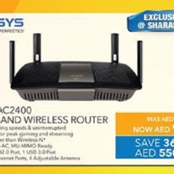 Linkysys Dual Band Wireless Router Great Offer at Sharaf DG
