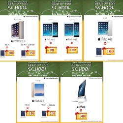 Apple iPads & iMac Wow Offers at Sharaf DG