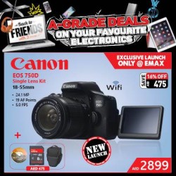 Canon EOS 750D Camera Offer at Emax