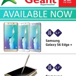 Samsung Galaxy S6 Edge Plus & Note 5 Offer at Geant