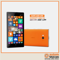 Microsoft Lumia 930 Smartphone Offer at Axiom