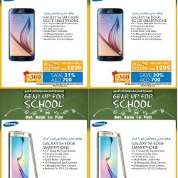 Samsung Galaxy S6, S6 Duos & S6 Edge Smartphones Wow Offers at Sharaf DG