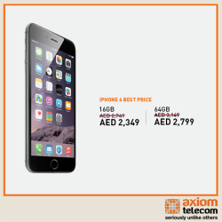 iPhone 6 16GB & 64GB Amazing Offer at Axiom