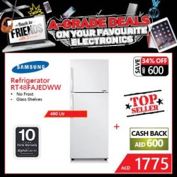 Samsung RT48FAJEDWW Refrigerator Crazy Offer at Emax