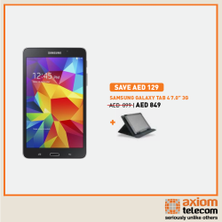 Samsung Galaxy Tab 4 Amazing Offer at Axiom