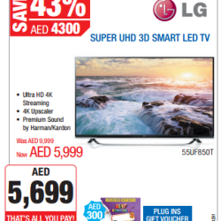 LG UHD 3D Smart LED TV Wow Offer at Plug Ins