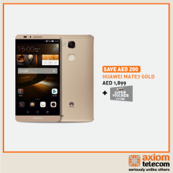 Huawei Mate 7 Smartphone Gold Offer at Axiom