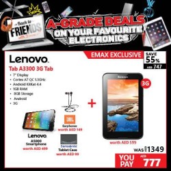 Lenovo A3300 Tablet Exclusive Offer at Emax