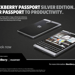 Pre-book BlackBerry Passport Silver Smartphone at Plug Ins