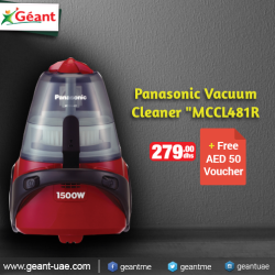 Panasonic MCCL481R Vacuum Cleaner Amazing Offer at Geant