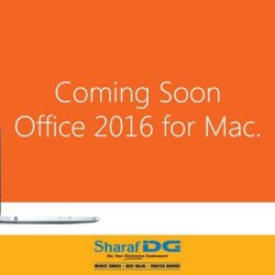 Office 2016 Coming soon at Sharaf DG