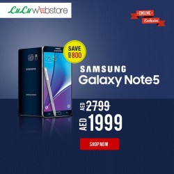 Samsung Galaxy Note 5 Crazy Offer at LuLu