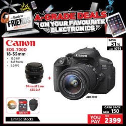Cannon EOS 700D Camera Amazing Offer at Emax
