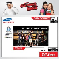 Samsung 55\" UHD 3D LED Smart TV Offer at Emax