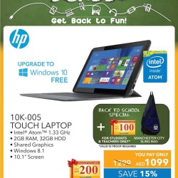 HP 10k-005 Touch Laptop Crazy Offer at Sharaf DG