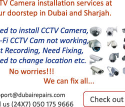 Wireless CCTV Camera Installation in Dubai