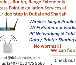 Wireless Router Repair Fix Services in Dubai
