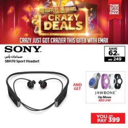 Sony SBH70 Sport Headset Offer at Emax