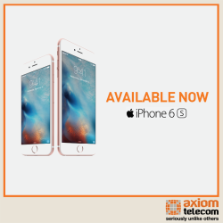 iPhone 6S Available Now at Axiom