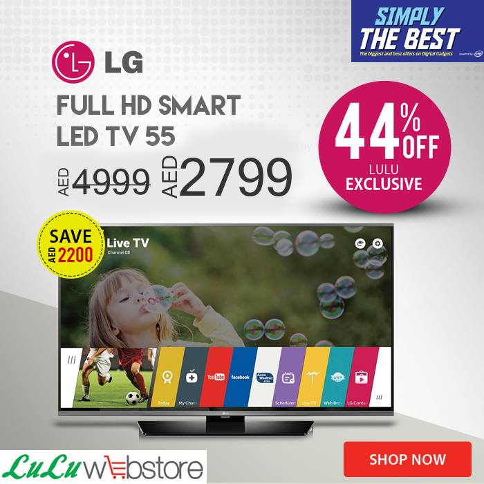  LG Full HD Smart LED TV Wow Offer at LuLu Webstore