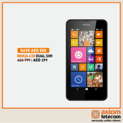 Nokia 630 Dual Sim Smartphone Hot Offer at Axiom