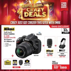 Nikon D-3200 DSLR Camera Crazy Offer at Emax