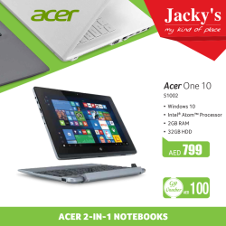 Acer One 10 2 in 1 Notebook Offer at Jacky’s