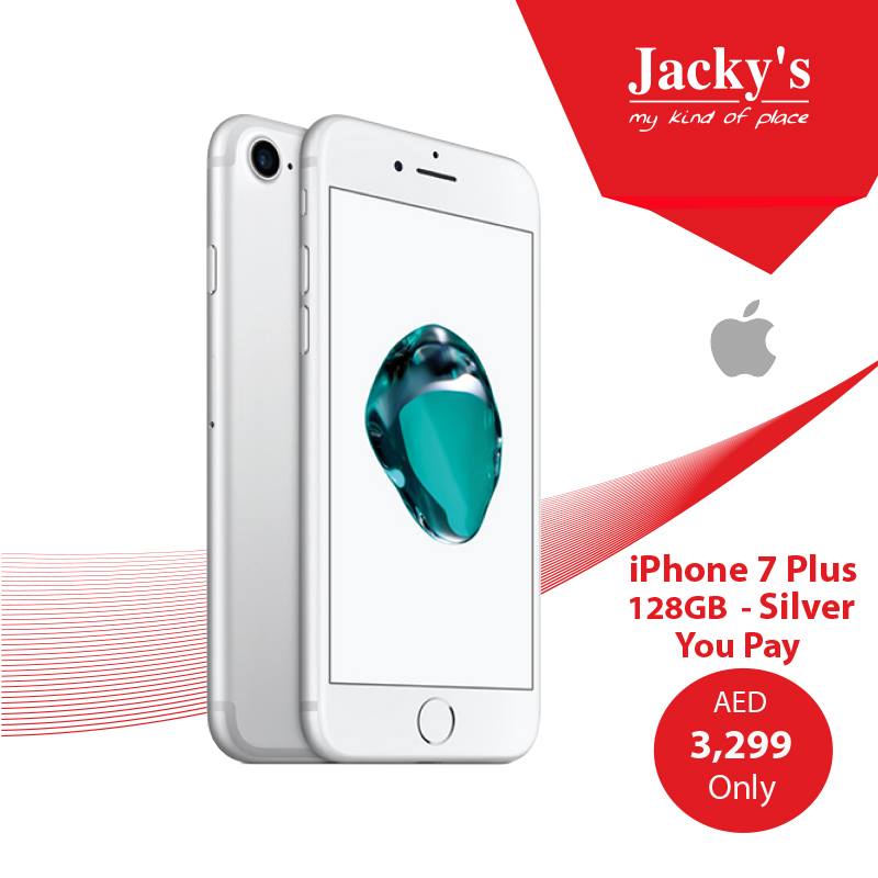 iPhone 7 Plus 128GB Silver Offer at Jacky&#39;s Online Store