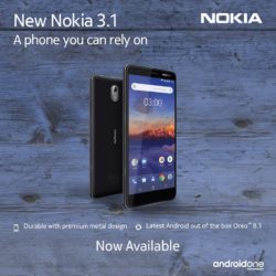 Nokia 3.1 Smartphone offer