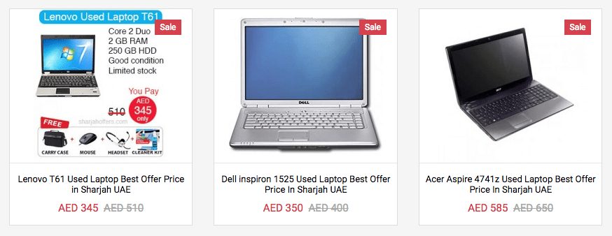 Used Laptop in Sharjah