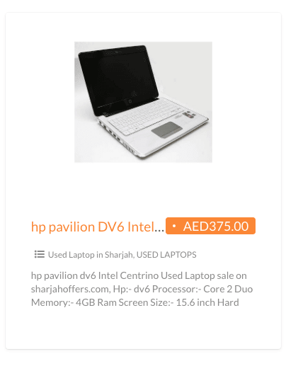 Used Laptop in Abu Dhabi